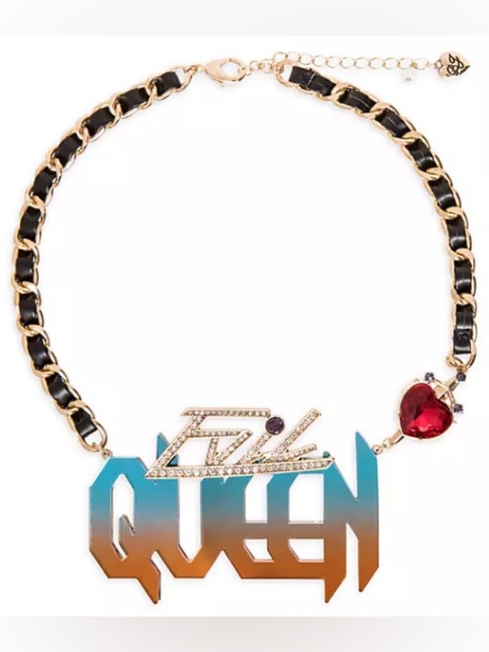 RARE 🍎 Disney x Betsey Johnson Snow White Evil Queen Statement Necklace